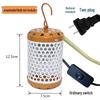 Parrot & Reptile Heat Lamp with Bite-Proof, Anti-Scald Mesh Cover