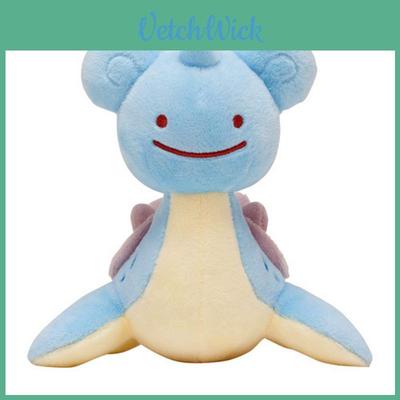 New Arrival Pokemon Plush Toy Set Featuring Ditto Lapras And Dragonite Soft Dolls