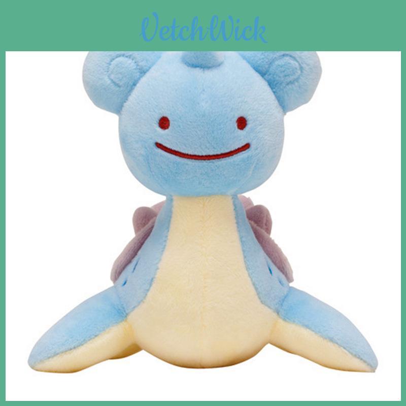 New Arrival Pokemon Plush Toy Set Featuring Ditto Lapras And Dragonite Soft Dolls