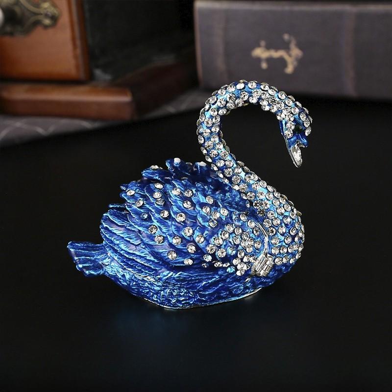 Jewelry Box With Enamel Finish For Home Decor Storage