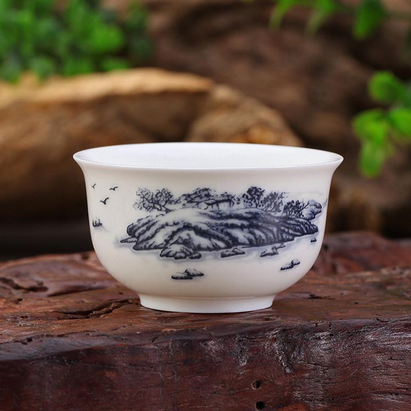 Miniature Ceramic Gongfu Tea Tasting Cup - Extra Small Chaoshan Set