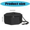 Cowboy Hat Storage Bag Travel Case Organizers Large Capacity Hat Storage Box with Carrying Handle Easy to Carry