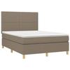 VidaXL Sommier à Lattes de Lit avec Matelas et LED, Lit Rembourré, Lit Double, Lit Adulte de Chambre à Coucher Intérieur, 3135353