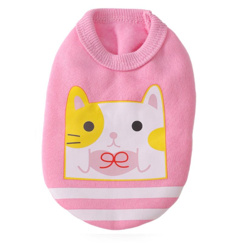 New Pet Clothing - Cartoon Animal Casual Dog Sweater for Small Dogs - Winter Warm and Thick Clothing for Puppies
