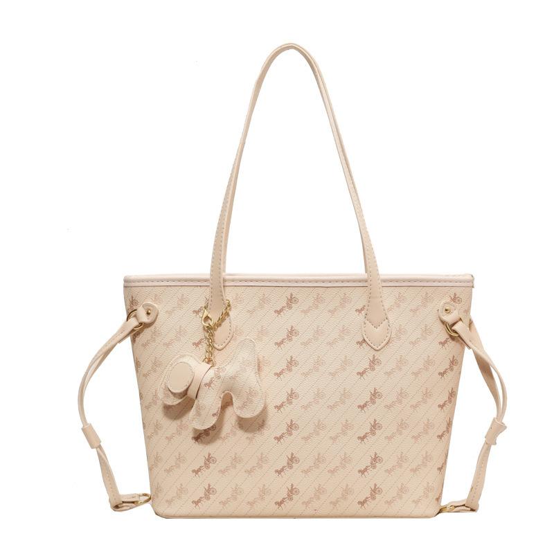 

Bag women s new popular large-capacity tote bag versatile shoulder bag college student class commuter bag