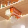 Wall-Mounted Transparent Tissue Box - Space-Saving, Punch-Free Kitchen Face Towel and Wet Wipe Storage.