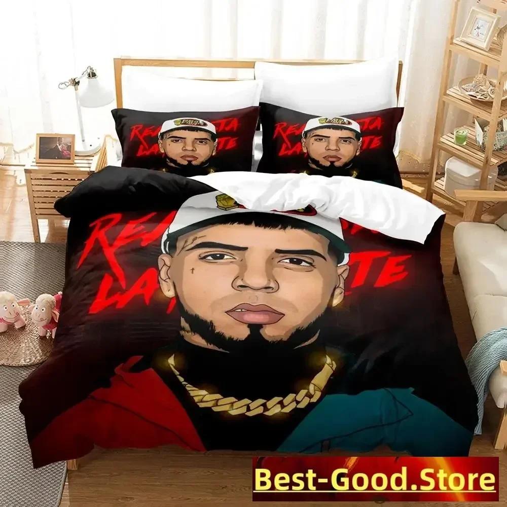 

Anuel Aa Real Hasta La Beding Set Printed Bed Linen Set With Pilowcase Bed Soft Duvet Cover Soft Single Double Quen Super King-Sized Dimensionsd 100*200cm Single