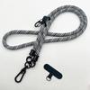 10mm Braided Climbing Rope Lanyard: Versatile Crossbody, Wrist, or Neck Strap with Metal Anti-Loss Feature for Mobile Phones.