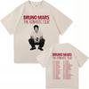 The RoUnisextic Album T Shirt Bruno Mars The RoUnisextic Tour UnisexWOMEN Clothing Vintage Harajuku High Quality Tshirts