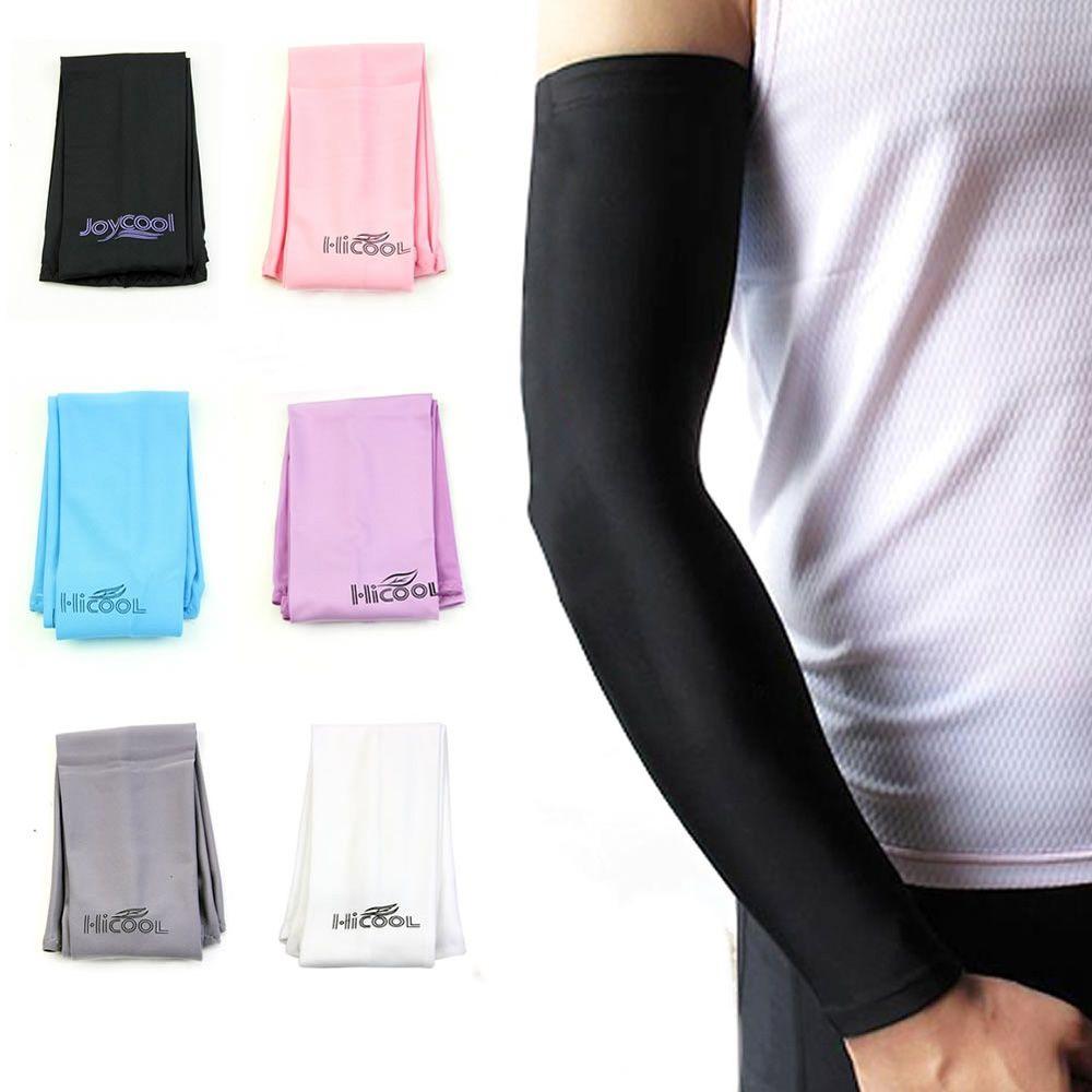 1Pair Outdoor Basketball Golf Fishing Climbing Sun UV Protection Cover Cooling Arm Sleeves Sport