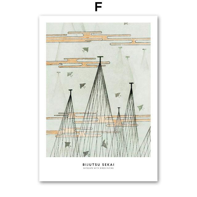 Mädchen Tinte Grün Blätter Segelboot Landschaft Zitat Wandkunst Leinwand Malerei Nordische Poster und Drucke Bilder für Wohnzimmer Dekor