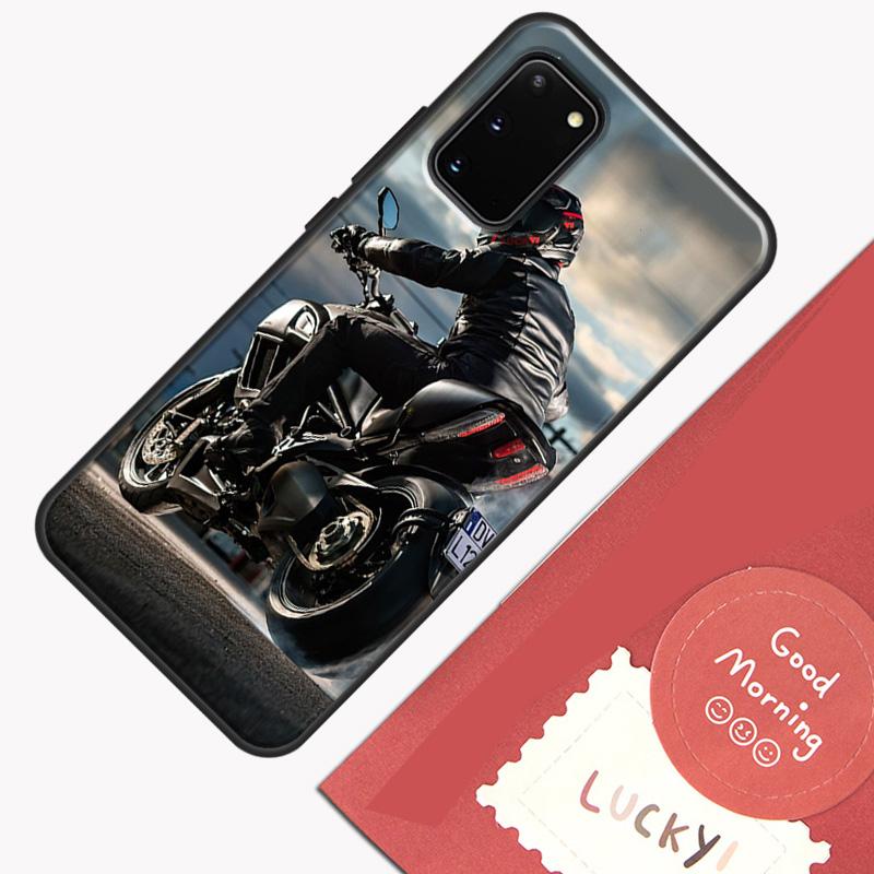 Motorcycle Motorbike Phone Case For Samsung Galaxy S24 S26 Ultra S20 S21 S22 S23 S25 Plus S10 S25 FE Cover Shell