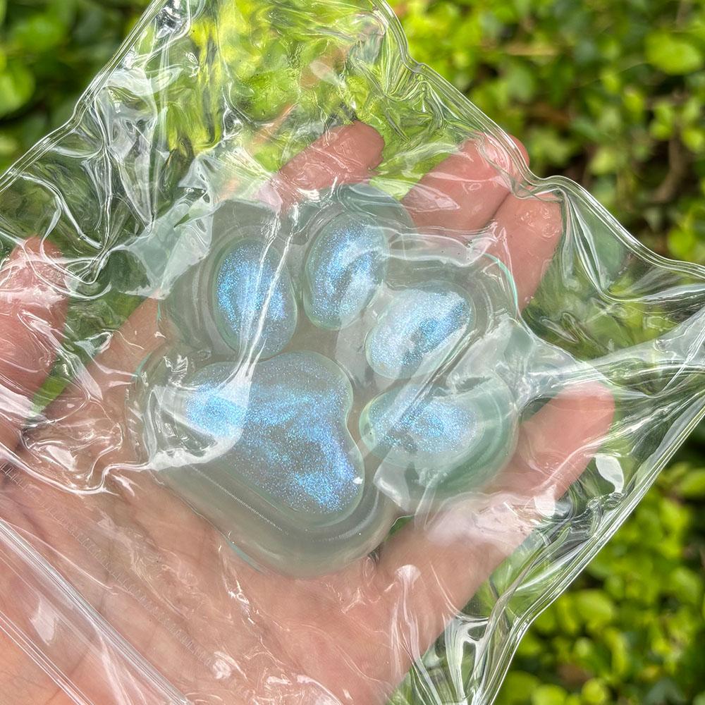 Crystal Taba Squishy Toy Cat Claw Mochi Fidget Toy Slow Rebound Stress Relief Toy Pinch Soft Squeeze Toy Party Gifts