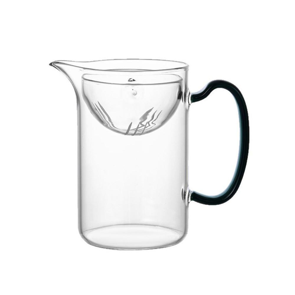 Wooden Brewing Teapot Glass Water Cup Drinkware Tea Infuser Filter  Tea Separation