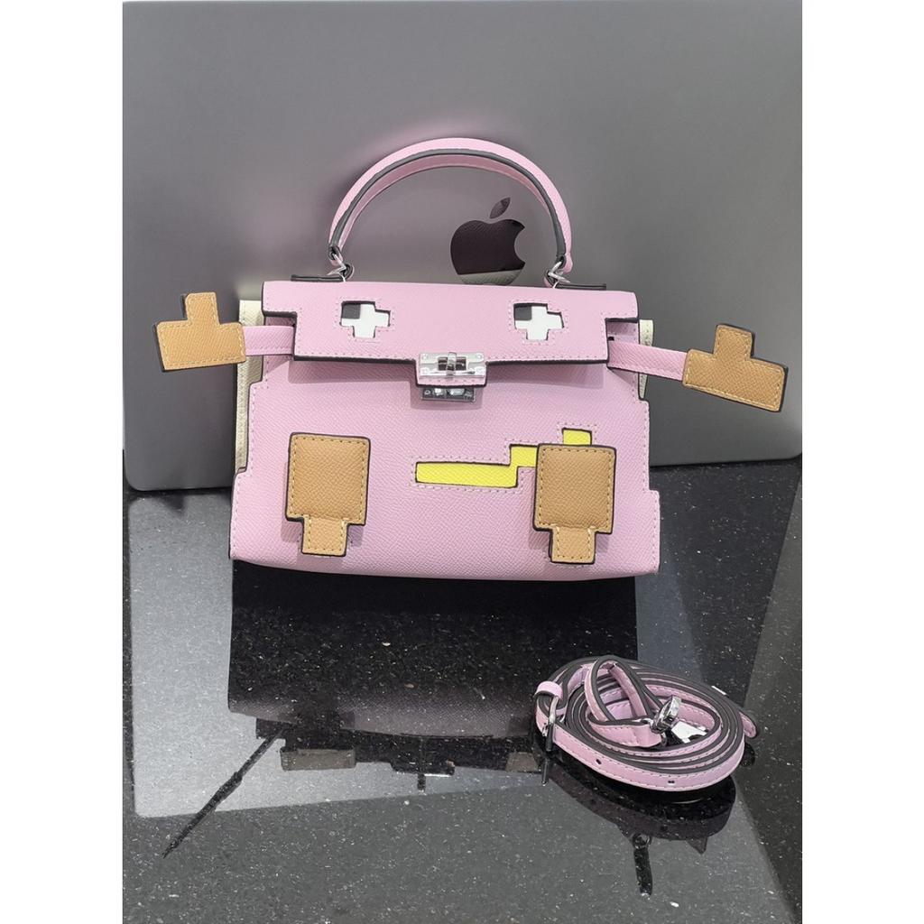 Palm Pattern Color Matching Mosaic Mini Kelli Robot (S10-20KL)