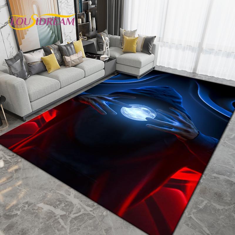 Cartoon Mortal Kombat Area Rug Large,Carpet Rug for Living Room Bedroom,Kitchen Bathroom Entrance Doormat Non-slip Floor Mats