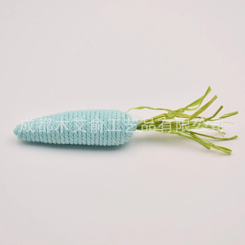 Easter Carrot Tray Decoration Hemp rope Decoration Fabric Carrot Scene Props Home Ornaments