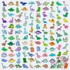 135Pcs/Set Q Baby Dinosaur Mini Diary Manual Stickers DIY Scrapbooks Album Decor Decals Stickers