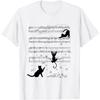 Cute Cats Playing With Sheet Music Teacher Music Society Men Women Kids T-Shirt