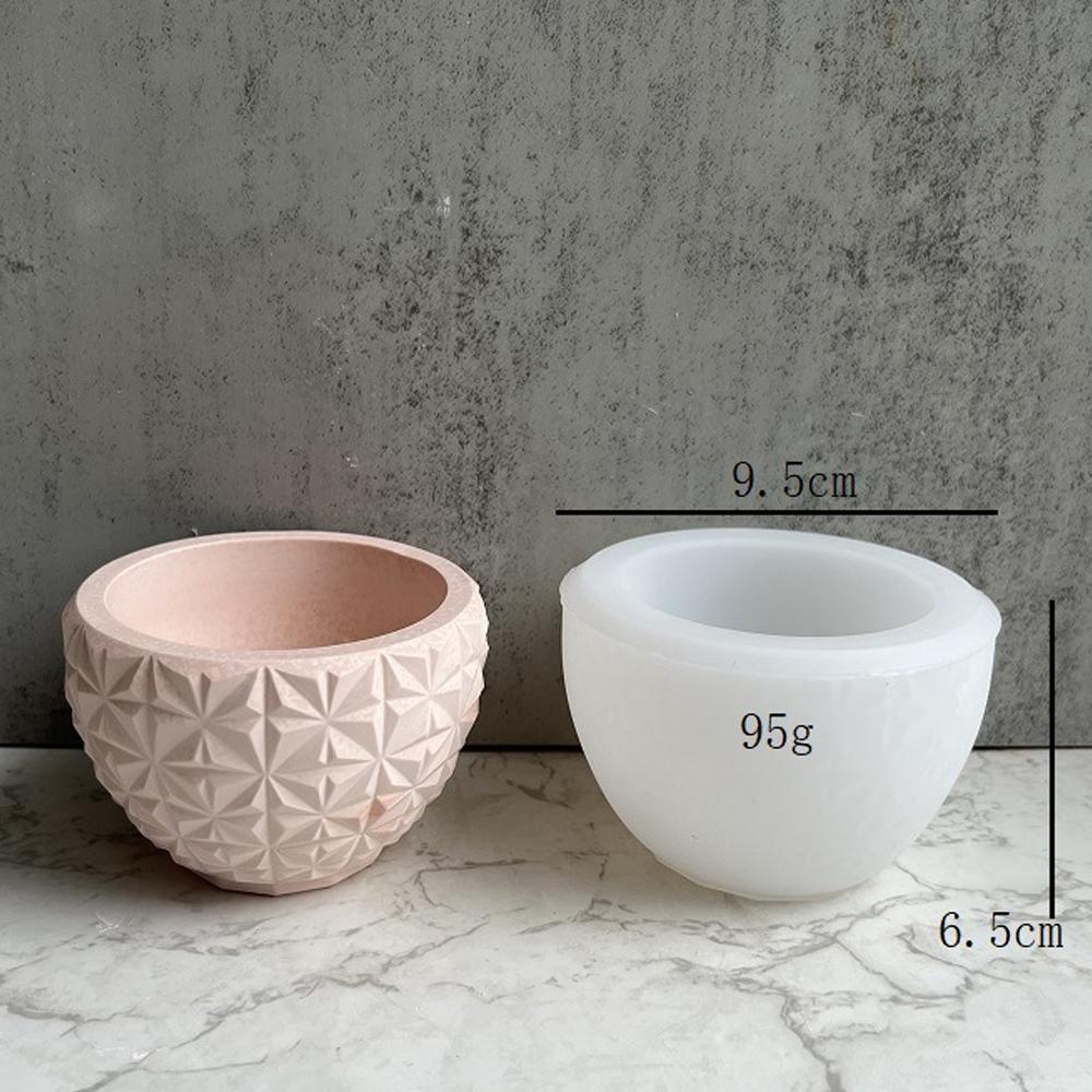 Silicone Mold for DIY Handmade Plaster Form Aroma Candle Cup Molds Mongolia Cup Gypsum Cement Storage Jewelry Box Mould Supplies