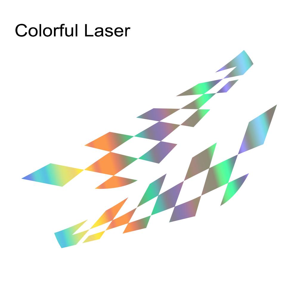 Car Door Side Lattice Vinyl Film Sticker For Mercedes Benz Smart Fortwo W453 W451 Auto Racing Sport Body Decor Decal Accessories