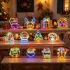 Luminous Christmas Neon Sign USB-powered Xmas Shaped Light Atmosphere Signboard  Camper