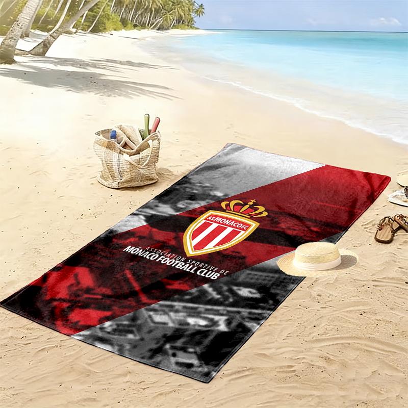 AS Monaco F Print Beach Towel, Large Soft Quick Dry Towel for Beach Camping Swimming