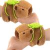 Capybara Plüsch Armband Spielzeug Süßes Capibara Klatschkreis Armband Niedliches Tier Schildkröte Rucksack Puppe Radfahrpartner Geburtstagsgeschenk