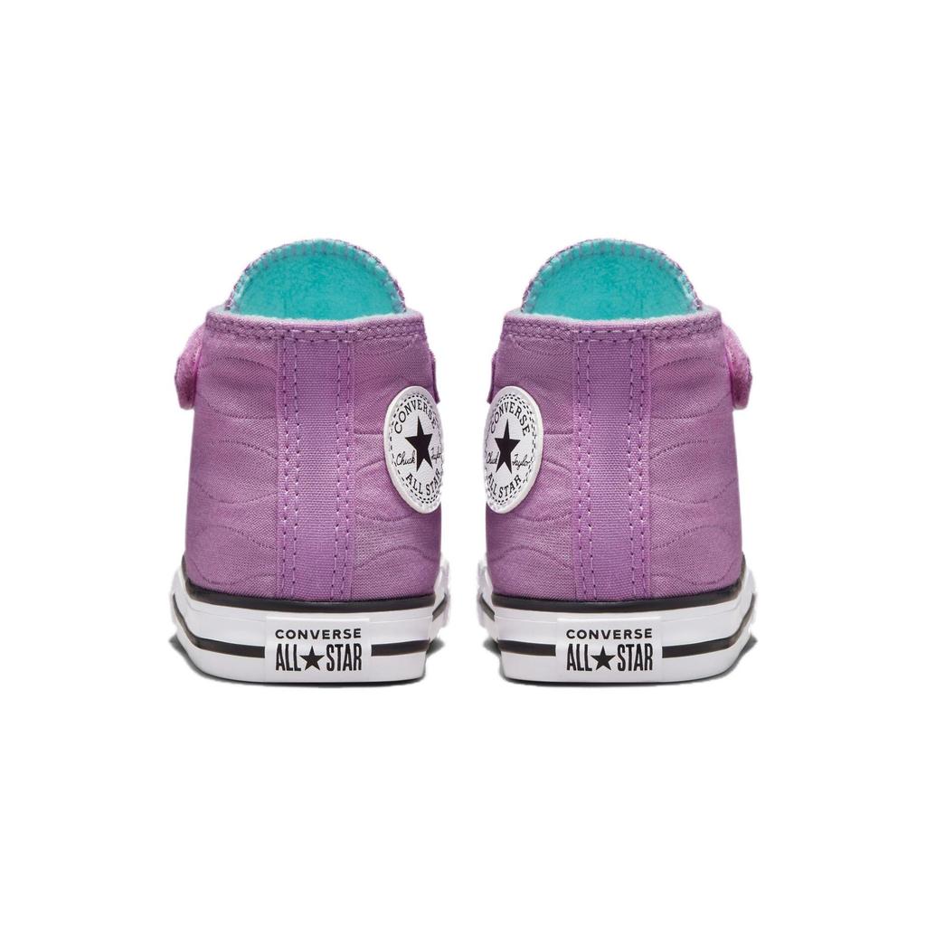 Converse Chuck Taylor All Star Easy On Mid-Top Canvas Shoes Kids Sneakers Pink A03315C