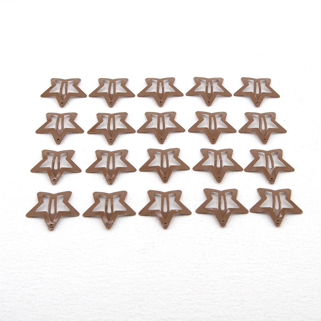 20 PCS Star Shape Pentagram 3cm BB Hairpins Small Sweet Cool Metal Simple Fashion Women Five-pointed Y2k Accessories Hair Clips