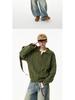 Unisex Faux Two-Piece V-Neck Knit Sweater - Loose, Lazy Style Wool Base Layer for Autumn/Winter.