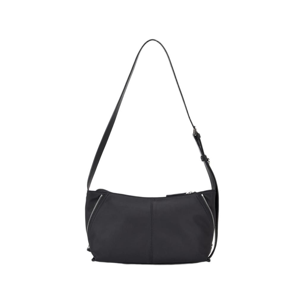 Matin Kim Side Zipper Fabric Two Way Bag Black
