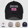 England Kappe Leicht Einstellbar Baseballkappe ENGLAND Aufdruck mit Union Jack Design Weiches Oberteil für Outdoor Schirmmütze