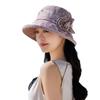 Summer Hat Women's Sunshade Sunscreen Hat Sun Hat High Sense Summer Outdoor Flower Bucket Hat