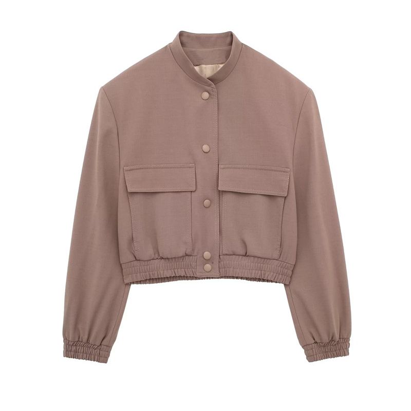 

Fashion Style Spring Fashion Trendy Women s Clothing Easiest for Match Large Pocket Pilot Jacket Outwear 2779446 942 Picture color L