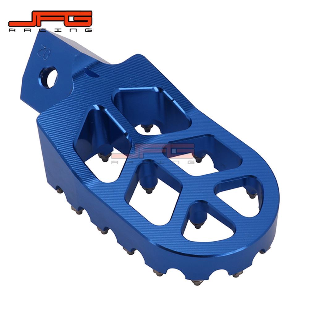 CNC Aluminum Non-Slip Foot Pegs with Spikes for PW50/80 TW200 Off-Road Motorcycles