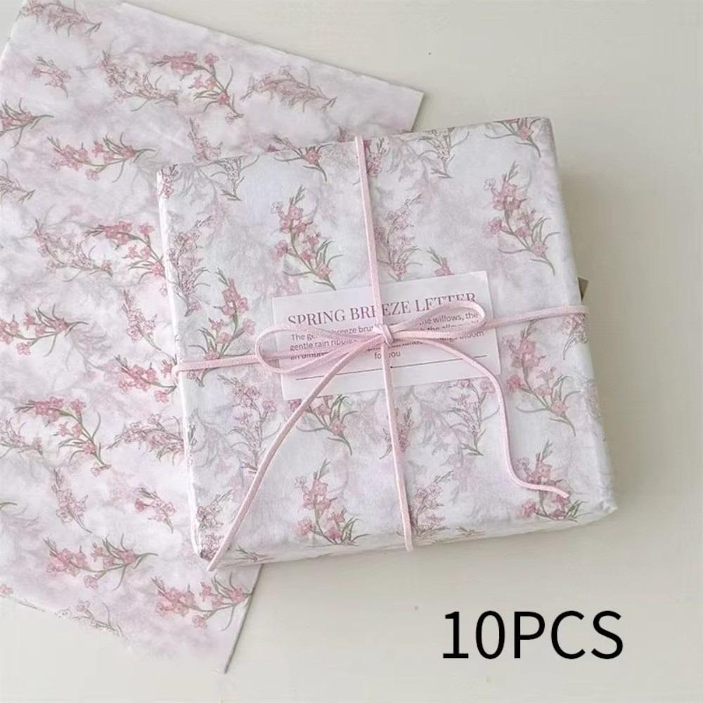10PCS Multicolor Gift Wrapping Paper 50x35cm Packaging Paper Art Paper  Birthday Gifts Accessories