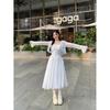 Plus-Size Korean-Style High-Quality Gentle Spaghetti Strap Summer Dress
