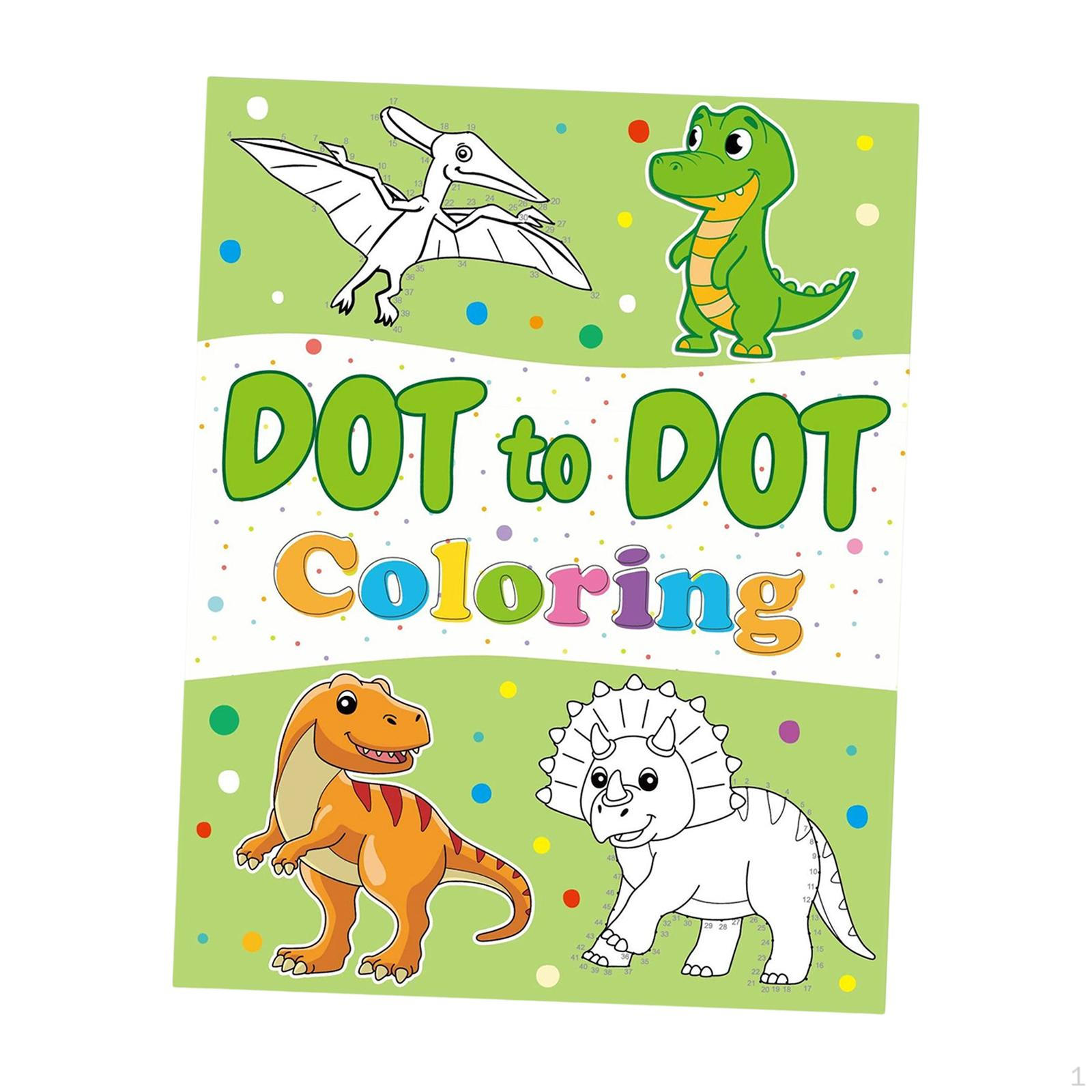 Раскрашивание Веселье Искусство Рабочая тетрадь Книга с заданиями Мультяшное рисование Развивающая бумага Граффити Живопись Dinosaur