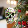 DIY Skull Pendant Horror Skeleton Car Ornaments Christmas Tree Drop Ornaments  Car Rearview Decor