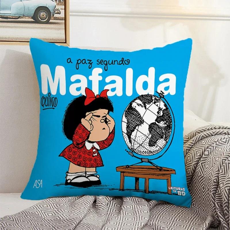 Sofa Cushions Mafaldas Sleeping Pillows Throw Pillow Covers Decorative Cushion Cover 45x45cm Pillowcase Fall Decor 45x45 Body