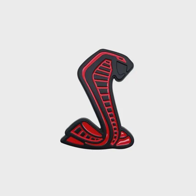 

3D Металлическая наклейка для автомобиля в стиле Кобра, эмблема на решетку радиатора, боковая эмблема на крыло, задняя наклейка для Ford Mustang Shelby GT GT350 500 Cobra Style 8