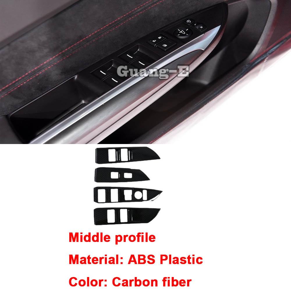For Acura TLX 2018    ABS Light Button Frame Glove Box Handle Armrest Trim Steering Wheel Cover Bowl Accessories