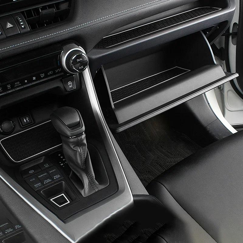 Auto Innen Türrillen-Einlage Türschlitz-Becher Staubdicht Rutschfeste Matten Zubehör für Toyota RAV-4 XA50 2019~2026 2026 RAV 4 Hybrid