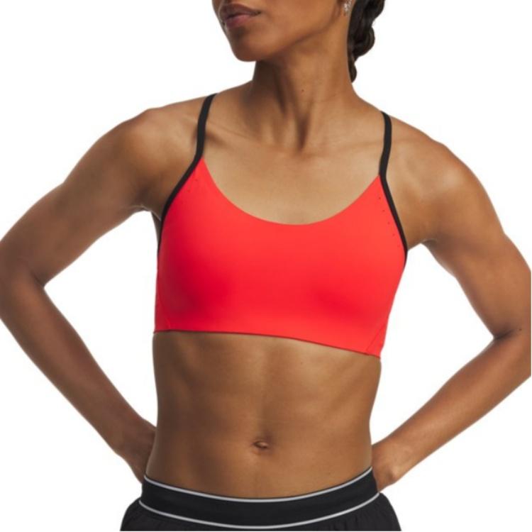 Under Armour Halo Bonded Bra Lightweight Knitted Breathable High Performance Sports Bra Women underwear 6009068-713