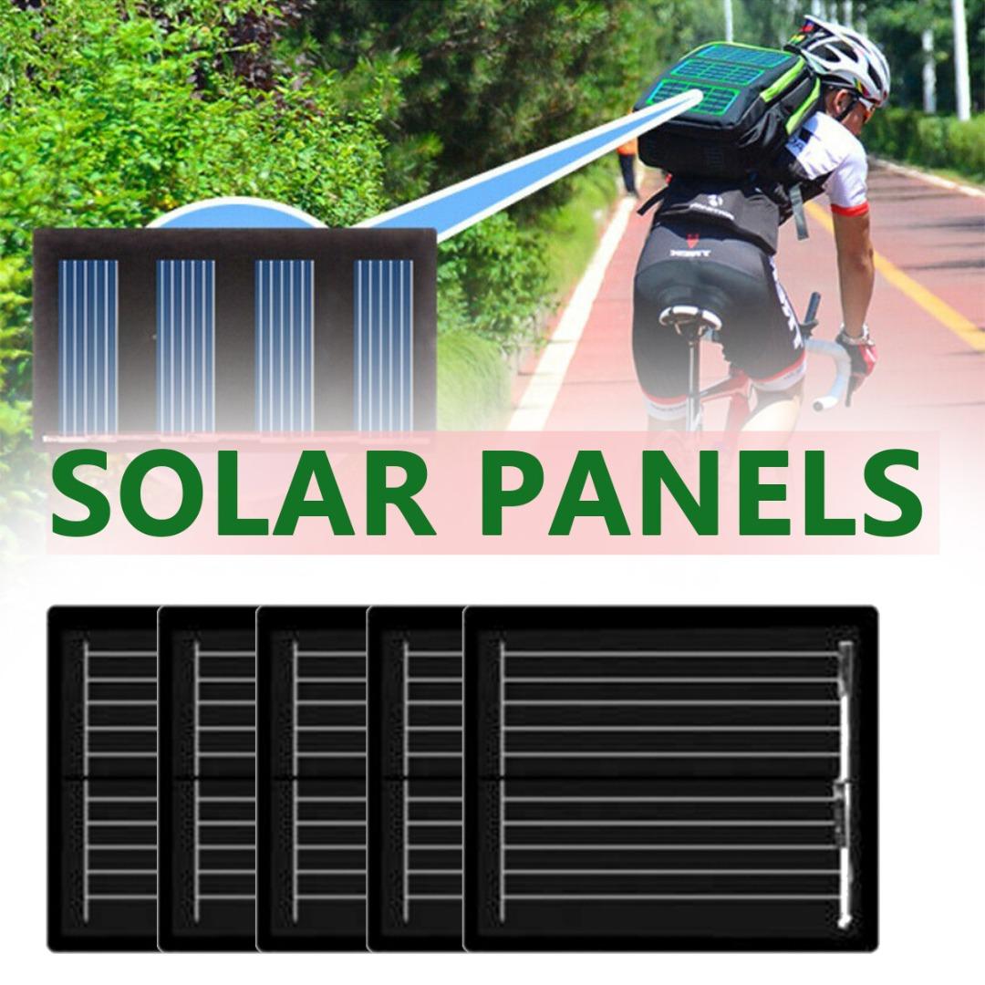 

PDTO Новый 5 шт. мини-мощность небольшой поликристаллический модуль панели солнечных батарей для DIY солнечной батареи