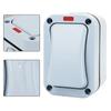 Outdoor Light Switch 1 Gang Wall Mount with LED Indicator IP66 Waterproof Rated for Garden and External Electrical Use
