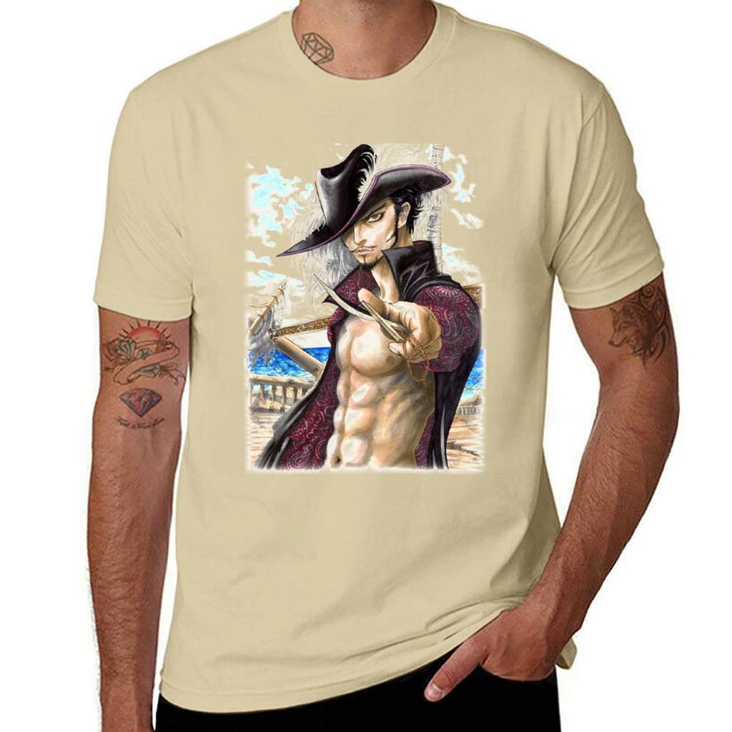 Dracule Mihawk Tshirt Aesthetic clothing graphics sublime Short sleeve tee mens graphic tshirts anime