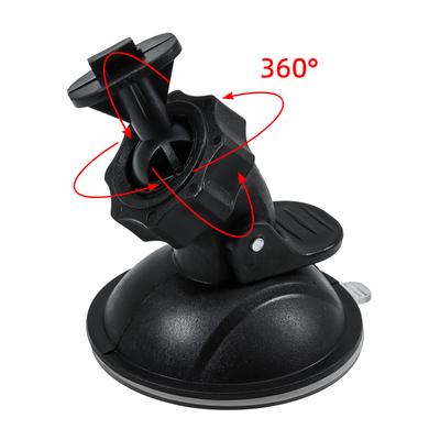 Uchwyt 360 stopni do kamery samochodowej DVR z tworzywa sztucznego Uchwyt na przyssawkę do deski rozdzielczej do kamery sportowej samochodowej Uchwyt rejestratora 1 szt.