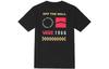 Women's T-Shirts Women's Black Crew Neck Moderate Straight Fit